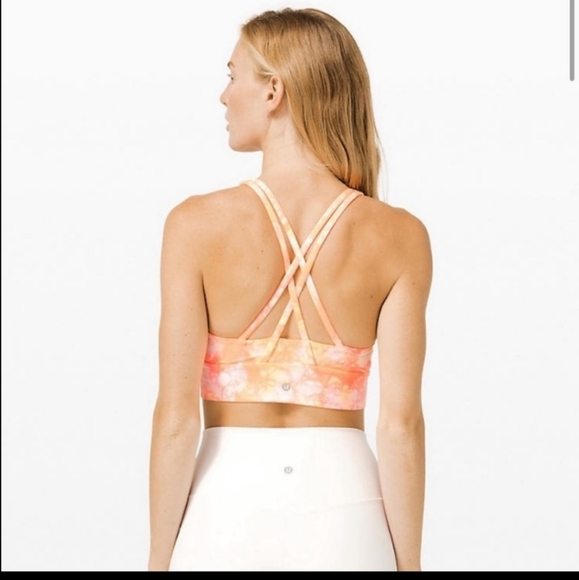 Lululemon Energy High Neck Long Line Shibori Bra - Picture 2 of 8